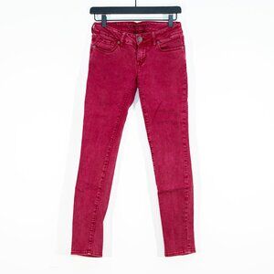 PACSUN | Red Low-Rise Skinniest Jeans